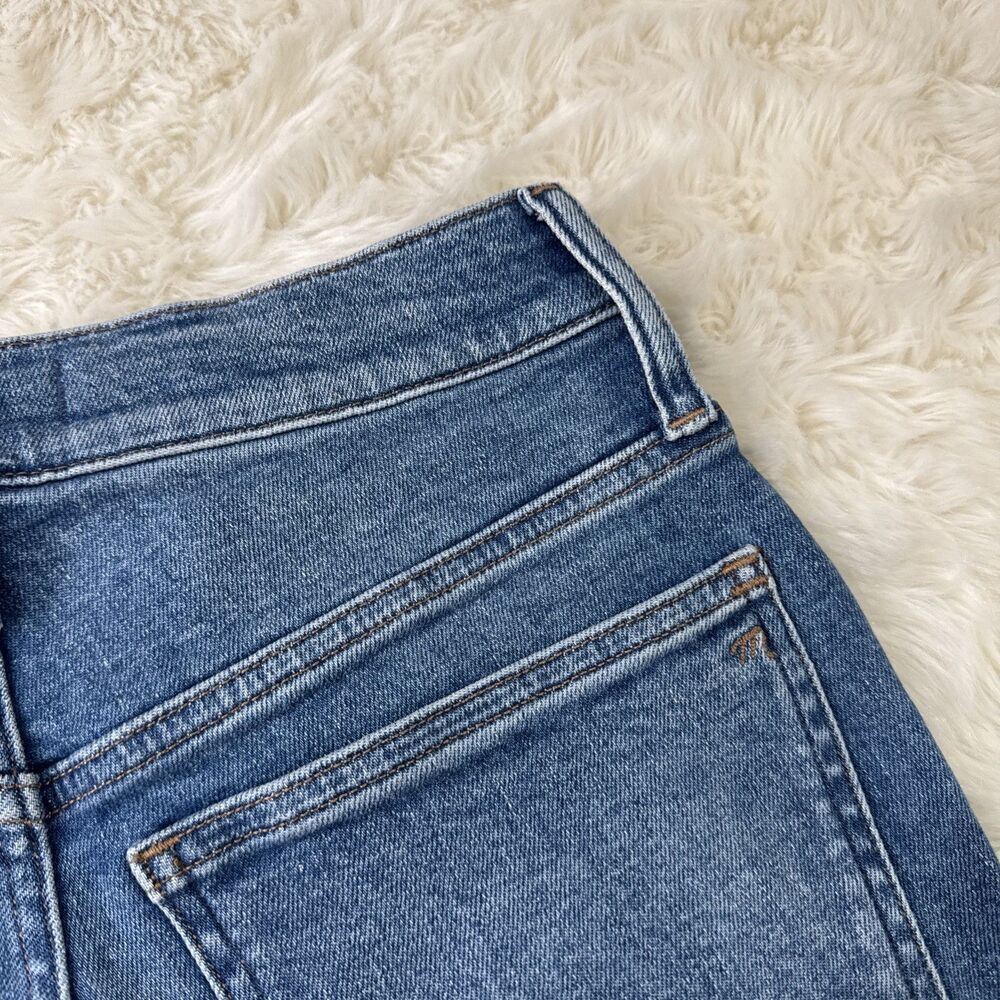 Madewell Kick Out Jeans 26 (26x27) Blue Denim High Mid Stretch Bootcut Womens - Picture 7 of 10